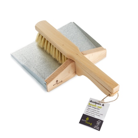 Broom & Dust pan Upright Sweep Set (100% FSC – We Fill Good