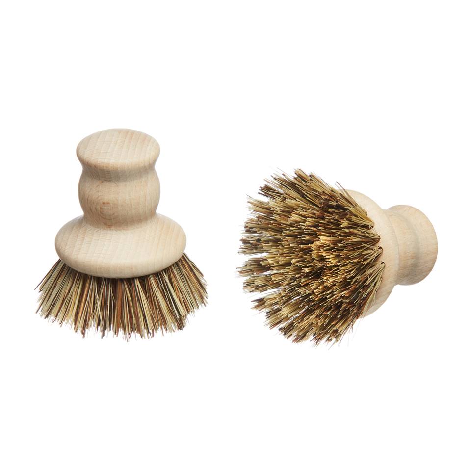 Wooden Pot Brush (FSC 100%) - EcoLiving.co.uk